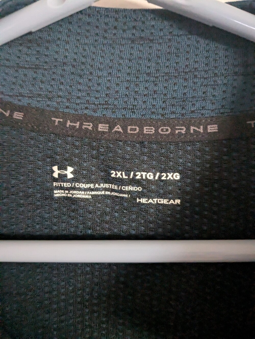 Under Armour Teal Quarter Zip Long Sleeve 2X - Picture 4 of 5